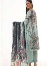 Roshni By OS Textile Digital Printed Lawn 3 Piece Unstitched Suit RS25SL D-20440A